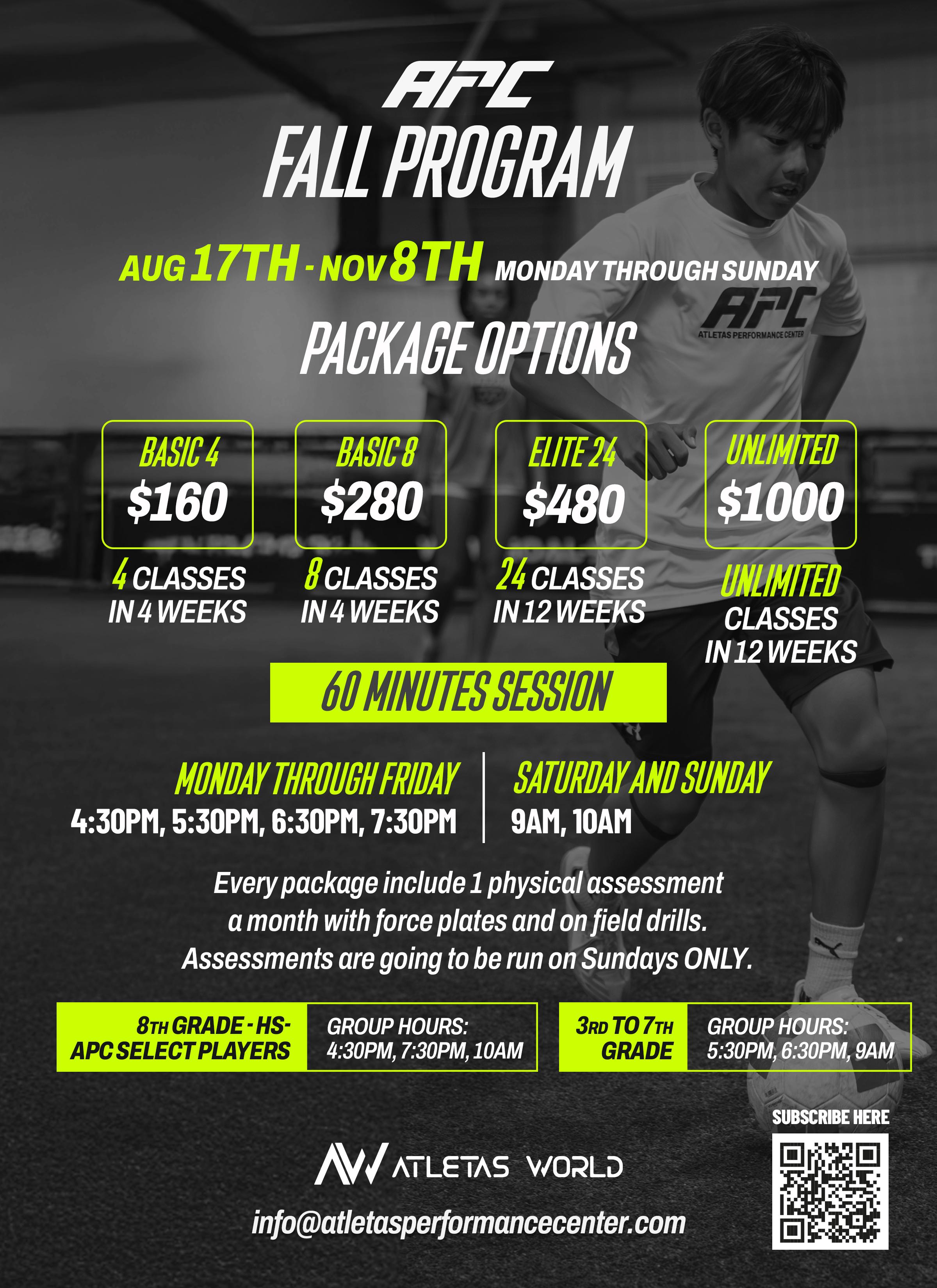 Fall 8th Grade-HS-APC Select